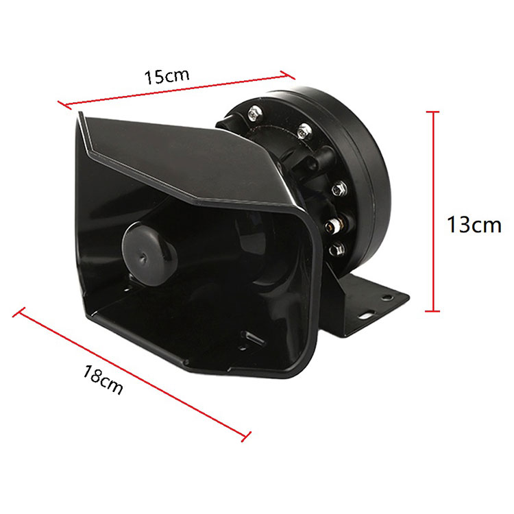 Звучник со сирена за аларм од 12V 200W